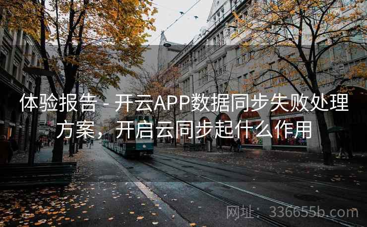 体验报告 - 开云APP数据同步失败处理方案，开启云同步起什么作用