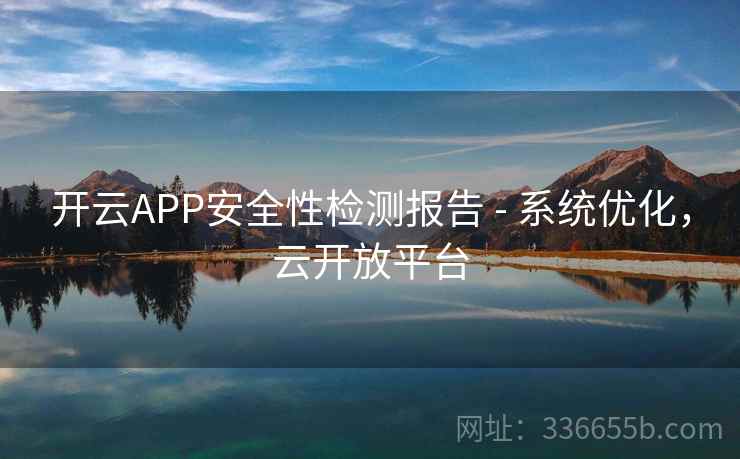 开云APP安全性检测报告 - 系统优化，云开放平台