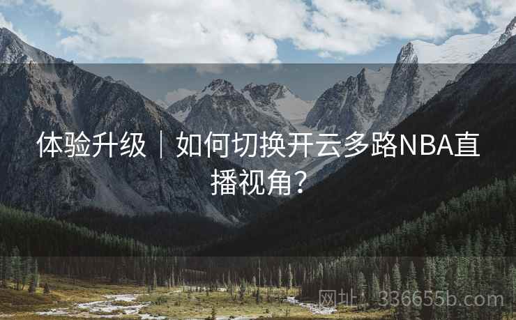 体验升级｜如何切换开云多路NBA直播视角？
